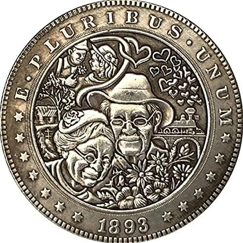 1893 Истинската Любов Орел Колекция Възпоменателни Монети Антични 3D Метална Възпоменателна Монета Морган Вандер