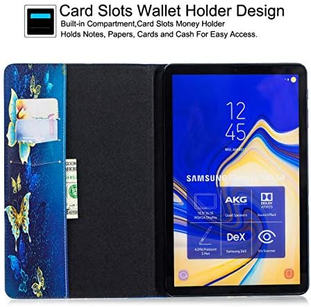 Калъф Galaxy S4 10.5, Newshine Премиум Кожен Лек Панти калъф-поставка с джоб за карти Samsung Galaxy S4 10.5