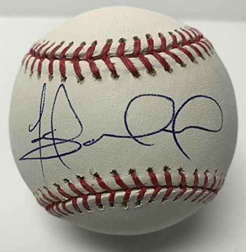 Фреди Сандовал подписа Договор с MLB бейзбол лига PSA W40044 - Бейзболни топки С Автографи