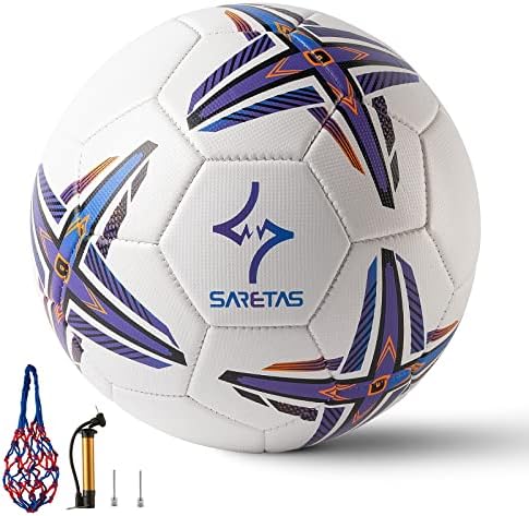 Футболна топка SARETAS Официален Размер на 5 Улични футболни Топки, Тренировъчен Футболен Топката Официални