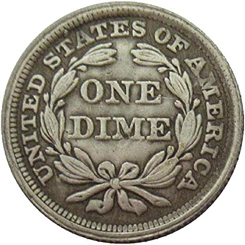 10 Цента наки САЩ 1847 г., копированные Възпоменателни монети със Сребърно покритие