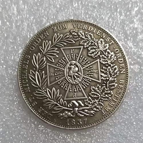Старинни Занаяти 1837 Немски Сребърен Долар Възпоменателна Монета Събиране на Външната търговия #1537