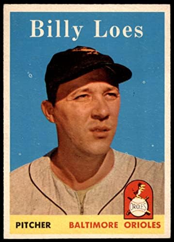 1958 Topps 359 Били Лоэс Балтимор Авлига (Бейзболна картичка), БИВШ Авлига