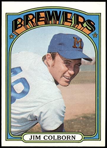 1972 Topps 386 Джим Колборн Милуоки Брюэрз (Бейзболна картичка) Ню Йорк / MT Brewers