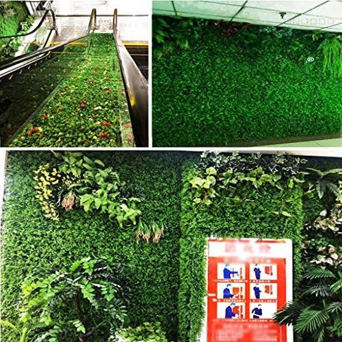 YNFNGXU Изкуствена Жив Плет от листата на Екран за Поверителност на Зелени Листа Открит Вътрешен Дворна Ограда на Задния Двор Начало Декор Зелена Стена 40x60 см (Цвят: 01)