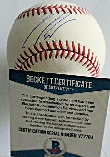 Сет In Даймондбэкс Подписа Официален Договор с Major Baseball W / Beckett COA V77784 - Бейзболни Топки с Автографи