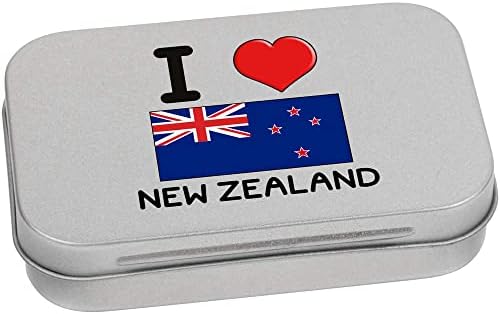 Метална Лидице кутия за съхранение на Azeeda 95 мм I Love New Zealand loops (TT00183580)