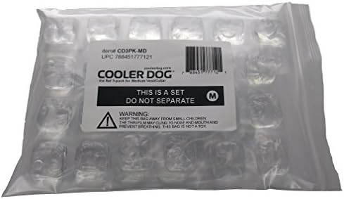 Набор от сменяеми лед CoolerDog за Охлаждане Жилетка и Яка Cooler Dog X-Small (3 опаковки)