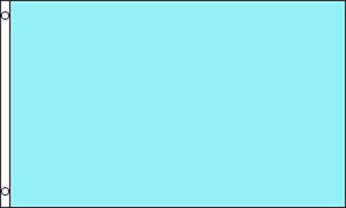 НАЙЛОН (НЕ полиестер) Светло синьо Плътен, 3 'x5' 210D НАЙЛОН-S Flag