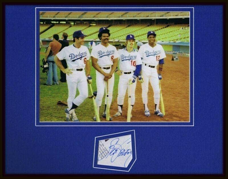 Дисплей за снимки на Стив Гарви с Автограф в Рамка с Размер 11x14 см JSA LA Dodgers - Снимки на MLB С автограф