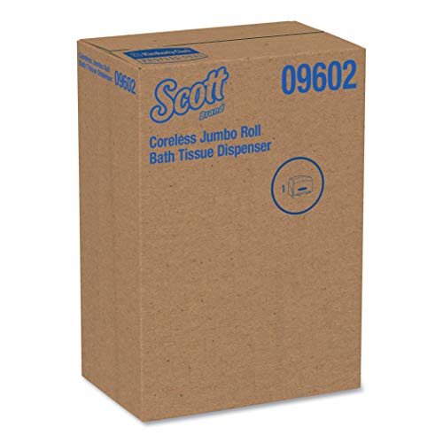 Диспенсер за тоалетна хартия Scott Essential Джъмбо Ролка (JRT) Без ядро (09602), Опушен, Черен