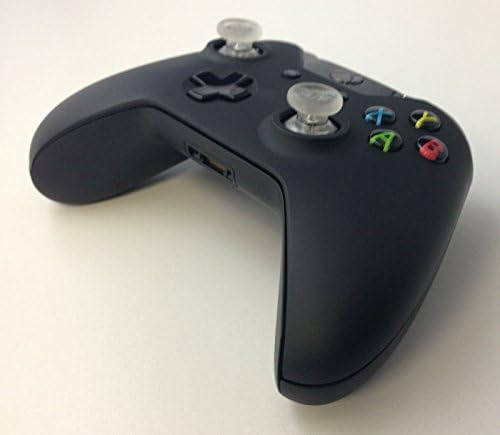 Gametown Аналогов Джойстик Thumbstick Thumb Stick за игрален контролер на Microsoft Xbox One 2 бр. Прозрачни