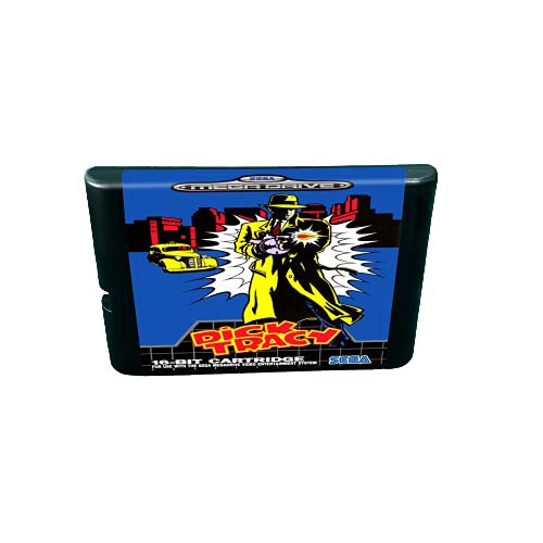 Aditi Dick Tracy - 16-битов игри касета MD конзола За MegaDrive Genesis (японски корпус)