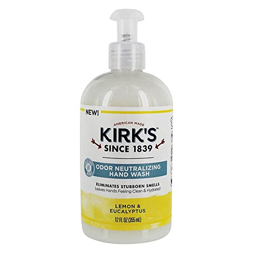 Естественият Сапун за ръце Kirk's, Нейтрализующее миризма, Без мирис, Кастилски Флакон с Помпа за Течен сапун