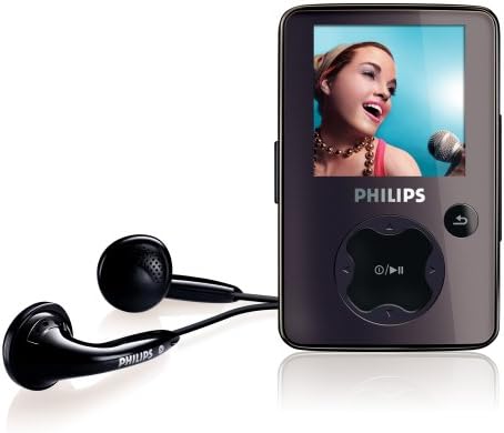 Philips SA30 2 GB флаш-видео MP3 плейър с FM-радио и 1.5-инчов цветен екран (черен)