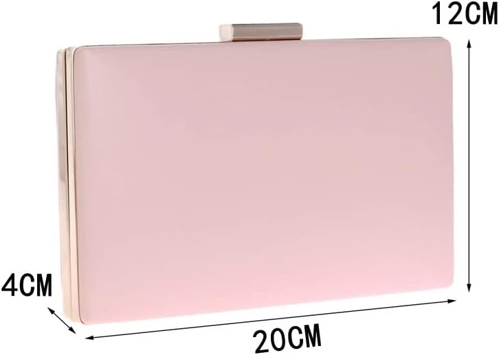 WYKDD Женски клатч от изкуствена кожа, цветни Кожени Вечерни чанти от метал, вечерни сватбени чанти за младоженци (Цвят: D, Размер: 1)