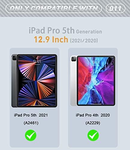 защитен калъф за таблет Калъф е Съвместим с iPad Pro 5-то поколение 12,9 инча (2018/2020/2021)-Сверхпрочный