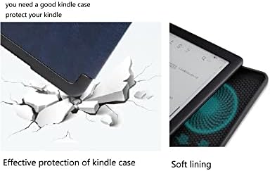 Студиен калъф WunM за Kindle 6 11-то поколение, випуск 2022 година, Тънък, Лек Кожен калъф, Новият smart-калъф