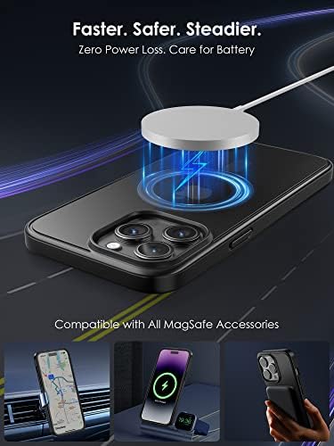 SUPERONE Комплект MagSafe Кола Вентилационно за Определяне и Магнитен Калъф за iPhone 14 Pro Max Case