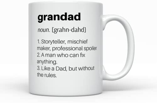 Кафеена Чаша за дядовци, Идеи за Забавни Подаръци от Дядо, Подарък за Рожден Ден, Коледна Чаша за спомен от