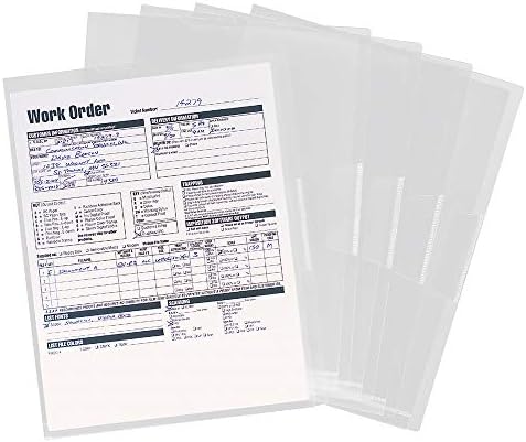 Поли-полупрозрачна обвивка за проекта Smead Organized Up, размер на букви, бистра, 10 броя в опаковка (85753)