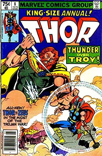 Годишен брой на Тора №8 (в павилион за Вестници) FN ; Комиксите на Marvel | Tor срещу Зевс