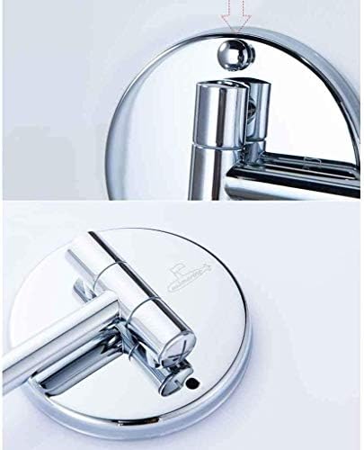LIANXIAO - Двустранно огледало За гримиране в банята с Двоен Фиксиран основание и здрав Материал, и по-трайно