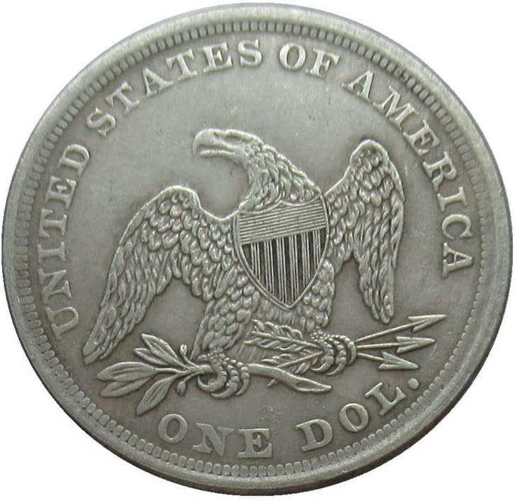 Възпоменателна монета - Копие от Хартата 1864 г. на стойност 1 щатски долар със Сребърно покритие