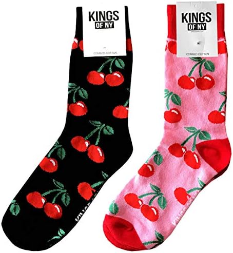 Мъжки Памучни чорапи Red Cherry Novelty, от 2 опаковки или по една