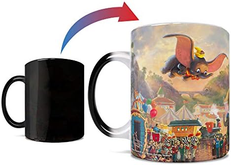 Трансформирующиеся чаши на Disney - Дъмбо - Летящ Слон - Цирк - Един термочувствительная керамична чаша с обем