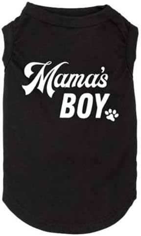 Тениска за кучета Futmtu, часът на мама момче, Облекло за кучета за маминой момичета, Костюм за папиного момче,