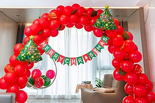 100шт Червени балони, 12-инчови Червени Латексови балони за партита с хелий за декорация на партита, като рожден