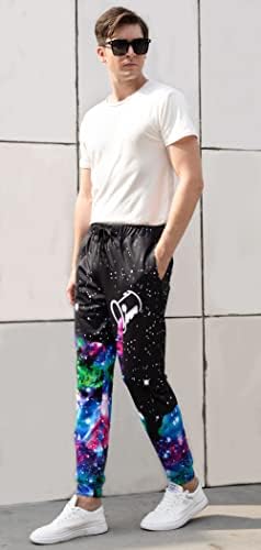 80-те години, Облекло за Жени, 3D Панталони за Джогинг, Забавни Спортни Панталони с Шарките, Унисекс, Мъжки