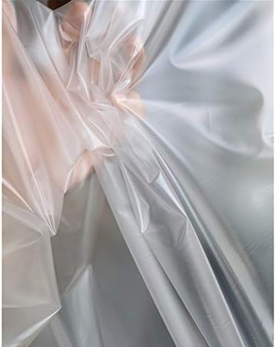 137 см Полупрозрачна Мъгливо плат от TPU, Прозрачна Пластмасова Облекло, Модна Пелерина, Водоустойчив Дизайн