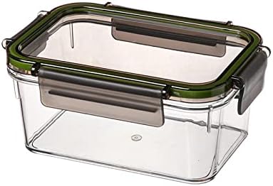 JJZHY Преносима кутия за свеж bento box е кутия за съхранение на плодове и зеленчуци, кухненски храна прозрачна