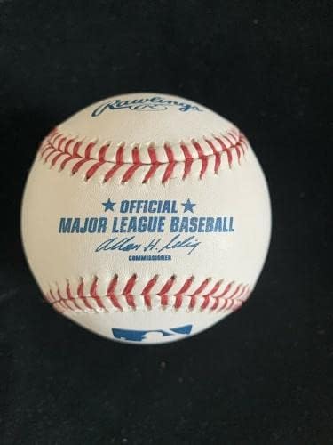 Джон Франко Синсинати Редс Ню Метс е ПОДПИСАЛ Официален Бейзбол ML с голограммой - Бейзболни топки С Автографи