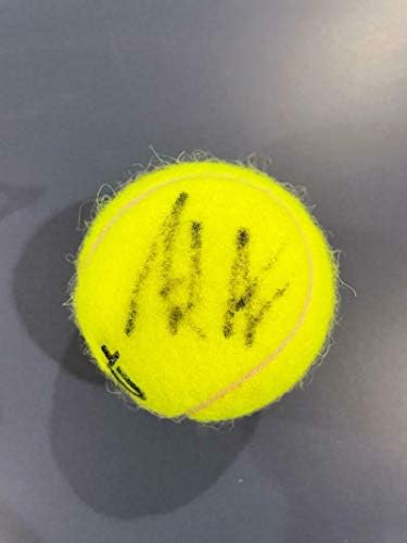 Тенис-топка С Автограф от Андре Агаси Рядко Шампион Legend Coa - Тенис Топки С Автограф