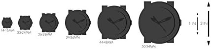 Мъжки швейцарски кварцов механизъм ежедневни часовници Movado от неръждаема стомана и кафява кожа (модел: 3600366)