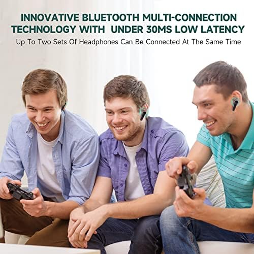 Слот за слушалки SONTINH, AlienBuds 【Освободени през 2023 г.】, Безжични слушалки слот за PC, PS4, PS5 и ключове
