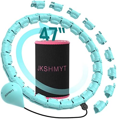 JKSHMYT Умен е светло претеглят обръч за отслабване голям размер за възрастни, кръг Хула-2 в 1, Безкраен обръч