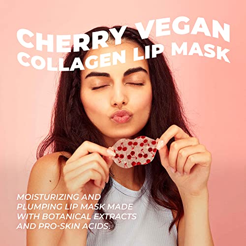 Комплект маски за лицето и устните Vitamasques - Веганская Колаген Маска за устни, Мультивитаминная Маска за
