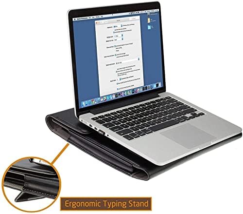Черен кожен калъф-за награда Broonel - Съвместим с 14-инчов преносим компютър Lenovo ThinkPad X1 Yoga (5-то