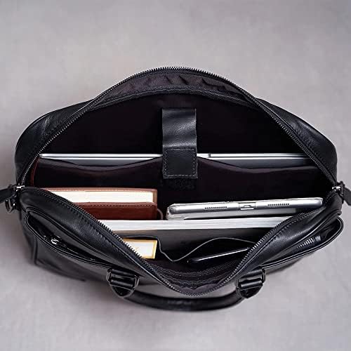 Дебела Ежедневни Мъжки чанти, Мъжки портфейл, за Бизнес, с едно рамо, по-Голямата Голям чанта през рамо за лаптоп