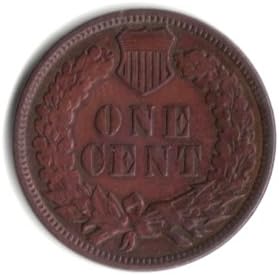 Монета в главата на индианците САЩ 1909 година под формата на Цент / Стотинка