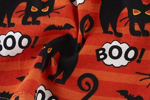 Boo Оранжевото Черна Рокля за Котка на Хелоуин, Рокли За малки Кученца с Тиква за Кучета, Костюм за Момичета,