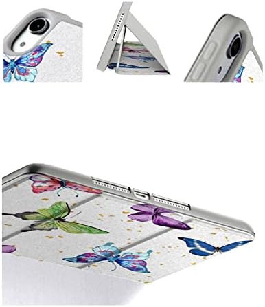 Калъф Бътерфлай за iPad Air 4-ти / 5-то поколение, Трикуспидалната Калъф-поставка с защитно фолио за екрана,