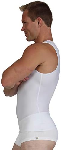 Insta Slim Мъжки Компресиране Риза Без Ръкави, С кръгло деколте и Мускули - Майк За Отслабване Body Shaper