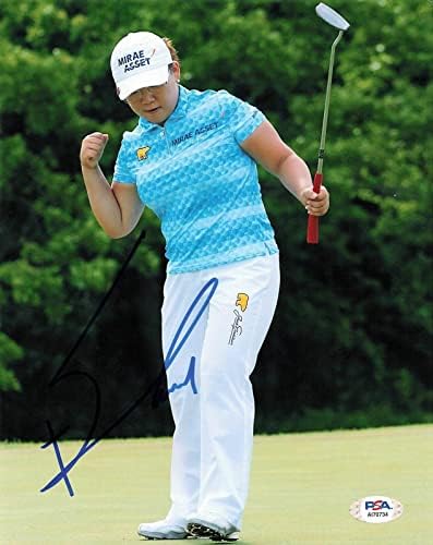Джияй Гуми подписа снимка 8x10 PSA / DNA С автограф за Голф - Снимки за голф с автограф
