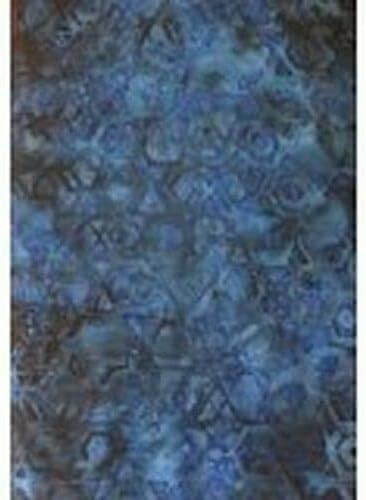 Плат Hoffman Балийски батик 1895-230, ръчно рисувани акварел, сапфир