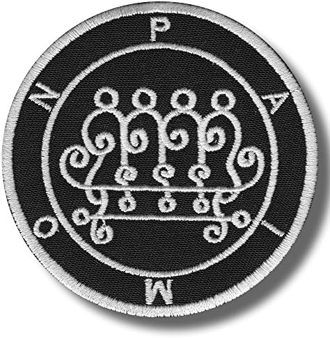 Нашивка с бродирани символ на Паймона, 8 х 8 см